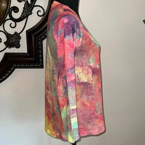 SOFT SURROUNDINGS Plein De Couleurs
Multicolored Abstract Paint Sweater … - Picture 5 of 13